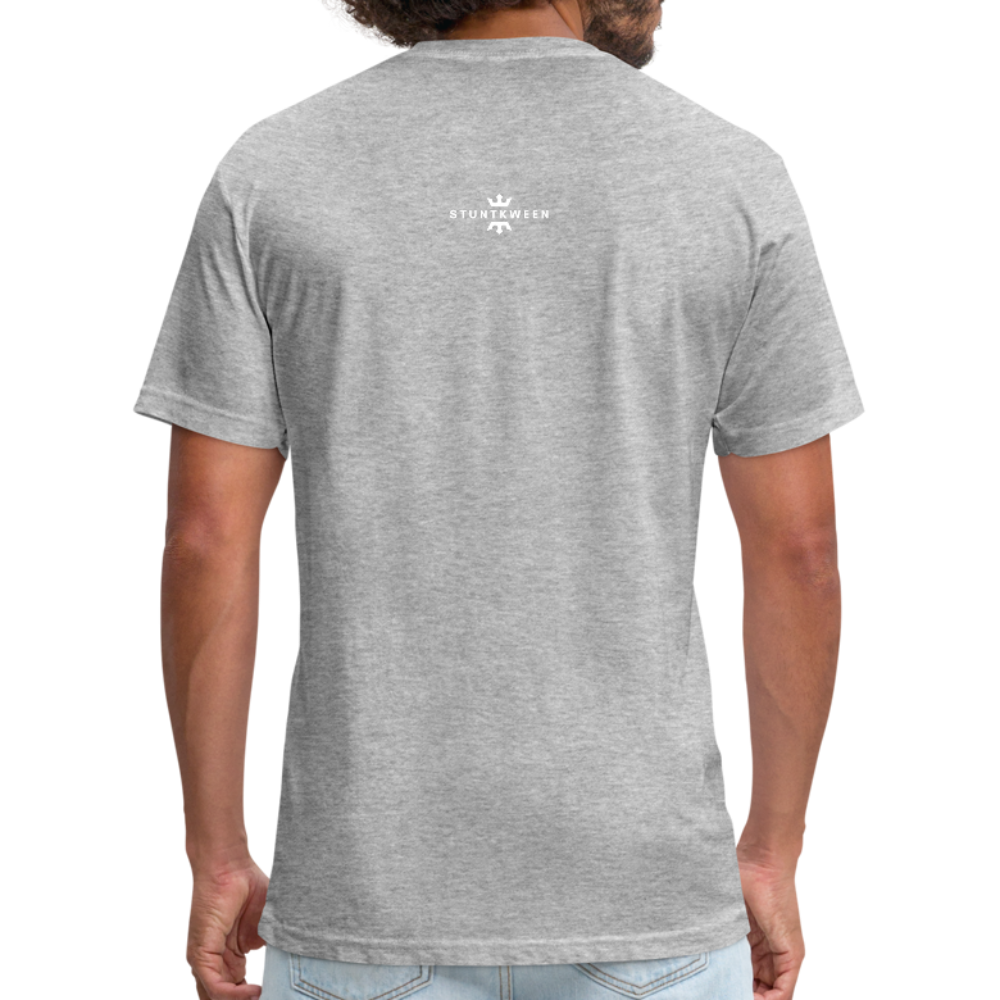 Fitted Cotton/Poly T-Shirt by Next Level - heather gray