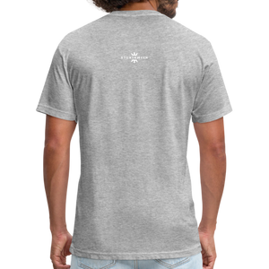 Fitted Cotton/Poly T-Shirt by Next Level - heather gray