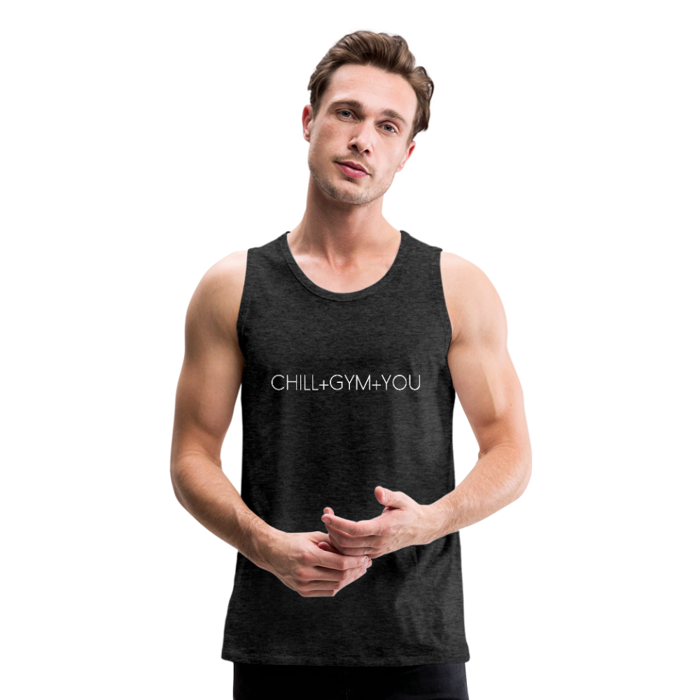 Men’s Premium Tank - charcoal gray