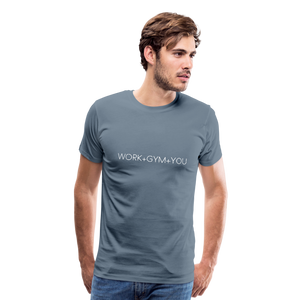 Men's Premium T-Shirt - steel blue