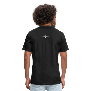 Fitted Cotton/Poly T-Shirt by Next Level - black