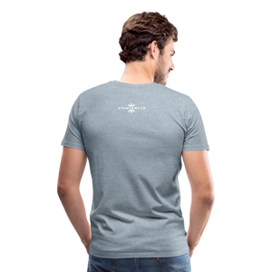 MENS PREMIUM T-SHIRT - heather ice blue