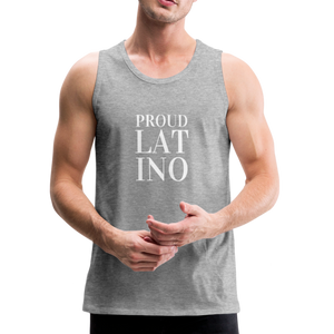 MEN'S PROUD LATINO TANK - heather gray