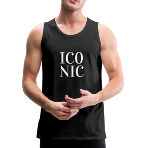 MEN'S ICONIC TANK - black