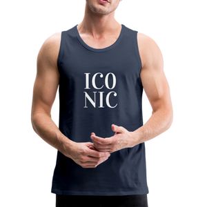 MEN'S ICONIC TANK - navy