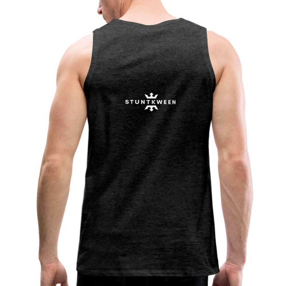 MEN'S ICONIC TANK - charcoal gray