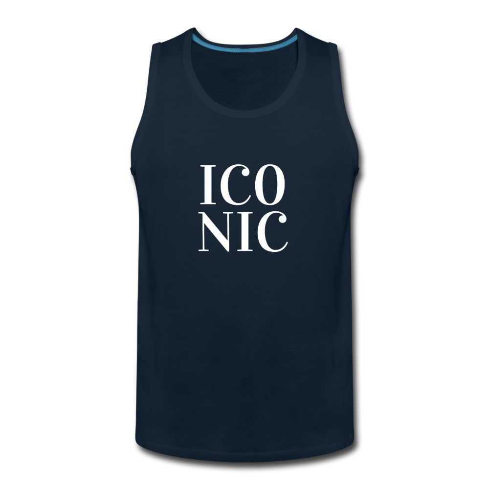 MEN'S ICONIC TANK - deep navy