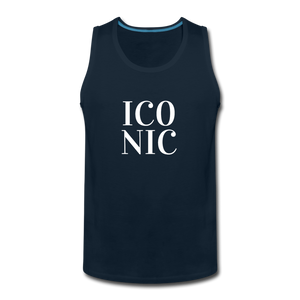 MEN'S ICONIC TANK - deep navy