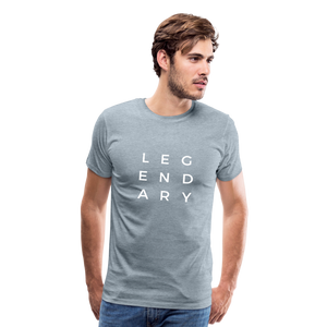 Men's Premium T-Shirt - heather ice blue