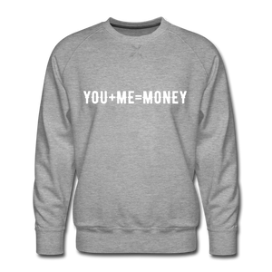 You+Me= Sweatshirt - heather gray