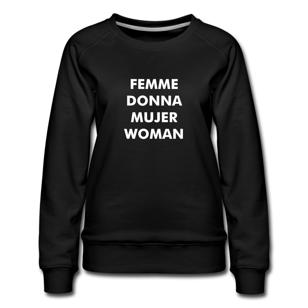 The Femme Sweatshirt - black