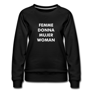 The Femme Sweatshirt - black