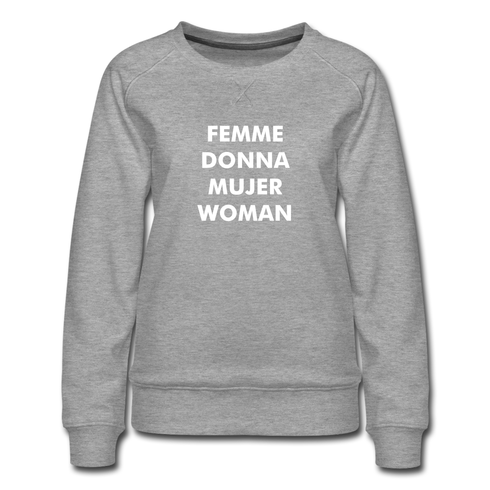 The Femme Sweatshirt - heather gray