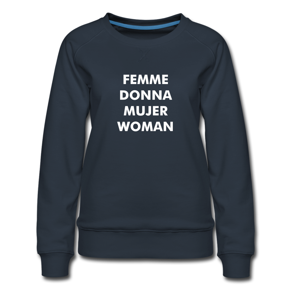 The Femme Sweatshirt - navy