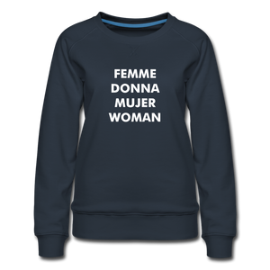 The Femme Sweatshirt - navy