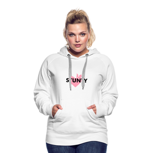 WOMEN'S STUNTY PREMIUM HOODIE - white