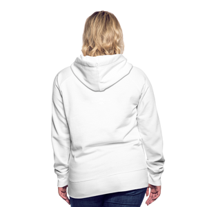 WOMEN'S STUNTY PREMIUM HOODIE - white