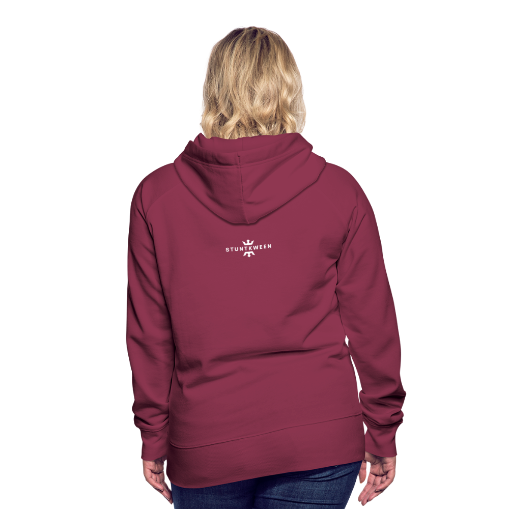 WOMEN'S STUNTY PREMIUM HOODIE - burgundy