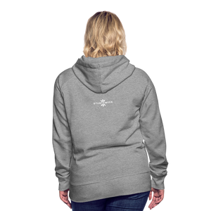 WOMEN'S STUNTY PREMIUM HOODIE - heather gray