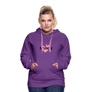 WOMEN'S STUNTY PREMIUM HOODIE - purple