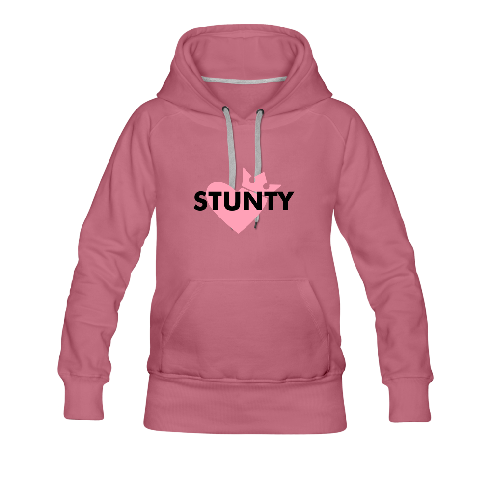 WOMEN'S STUNTY PREMIUM HOODIE - mauve