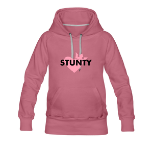 WOMEN'S STUNTY PREMIUM HOODIE - mauve