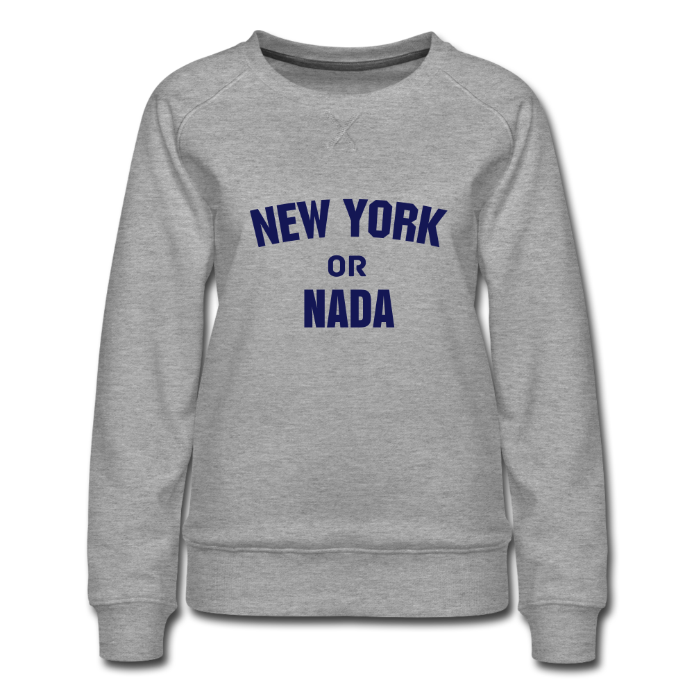 New York Nada Sweatshirt - heather gray