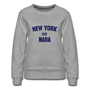 New York Nada Sweatshirt - heather gray