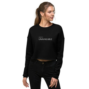 MOSTLY UNAVAILABLE CROP SWEATSHIRT