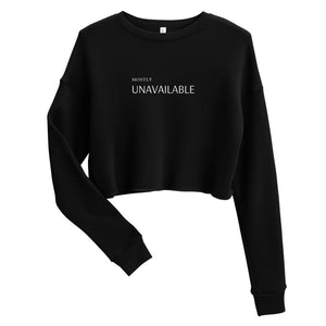 MOSTLY UNAVAILABLE CROP SWEATSHIRT