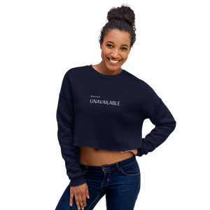 MOSTLY UNAVAILABLE CROP SWEATSHIRT